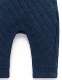 Purebaby - Quilted Overall - Blueberry Melange