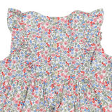 Korango - Frill Smocked Dress - Red Floral