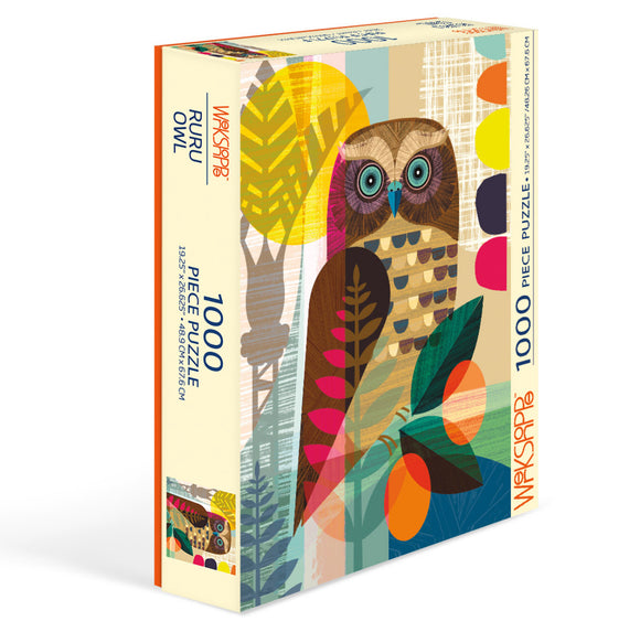Werkshoppe - 1000 Piece Jigsaw Puzzle - Ruru Owl