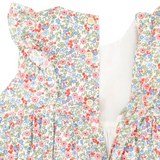 Korango - Floral Smocked Sunsuit - Red Floral