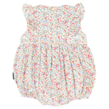 Korango - Floral Smocked Sunsuit - Red Floral