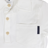 Korango - Cotton Stretch Polo - White