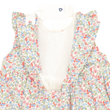 Korango - Floral Smocked Sunsuit - Red Floral