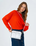 Elms + King - Bowery Wallet - Silver Crinkle