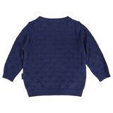 Korango - Truck Applique Knit Sweater - Yellow
