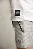 Cracked Soda - Ajax Textured Shorts - Grey Marl