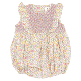 Korango - Floral Smocked Sunsuit - Yellow Floral