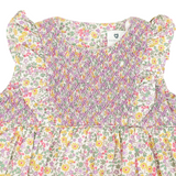 Korango - Floral Smocked Sunsuit - Yellow Floral