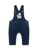 Purebaby - Quilted Overall - Blueberry Melange