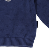 Korango - Truck Applique Knit Sweater - Yellow