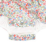 Korango - Floral Smocked Sunsuit - Red Floral