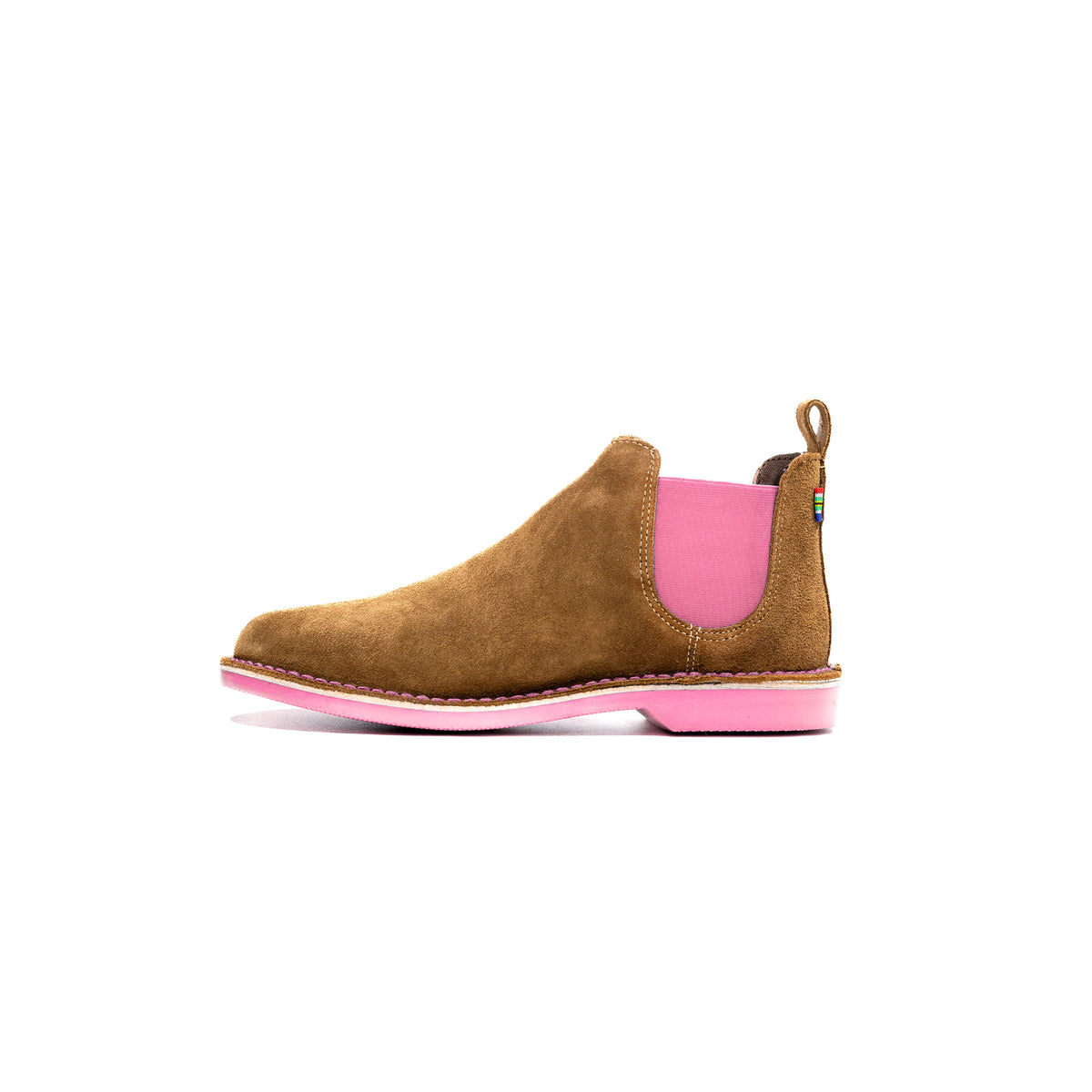 Pink 2024 chelsea boots