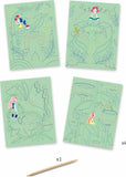 Djeco - Fantasy Garden Scratch Cards
