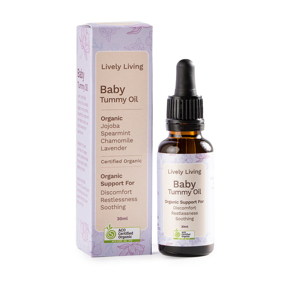 Lively Living Essential Oil - Baby Tummy Oil Organic