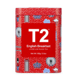 T2 Tea : Loose Leaf Black Tea Icon Tin 100g - English Breakfast