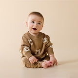 Wilson & Frenchy - Beary Cute Organic Knitted Jacquard Leggings