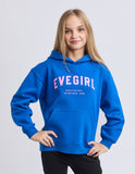 Eve Girl - Performance Hoodie - Blue & Pink