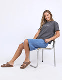 Foxwood - Line Tee - Charcoal