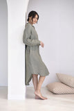 Eadie Lifestyle - Fundamental Linen Shirt Dress - Pistachio