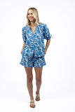 Humidity - Fleur Blouse - Blue/Stone