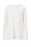 Ceres Life - Longline Step Hem L/S Tee - Vanilla