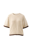 Ceres Life - Blair Knit Tee - Ecru