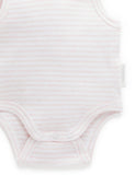 Purebaby - Rib Bodysuit 2 Pack - Pale Pink