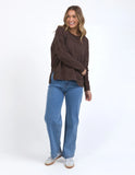 Foxwood - Jayne Throw On - Coffee Bean