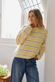 Ceres Life - Clem Knit Pullover - Butter Stripe