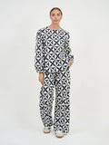Liberty Rose - Black Geo Top