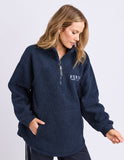 Foxwood - Weekend Boucle Crew - Dark Sapphire