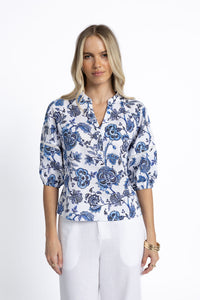 Humidity - Rosa Blouse - Jardn Print
