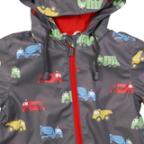Korango - Trucks Polar Fleece Lined Zip Rain Suit - Charcoal