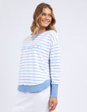 Foxwood - Simplified Crew - Blue Stripe