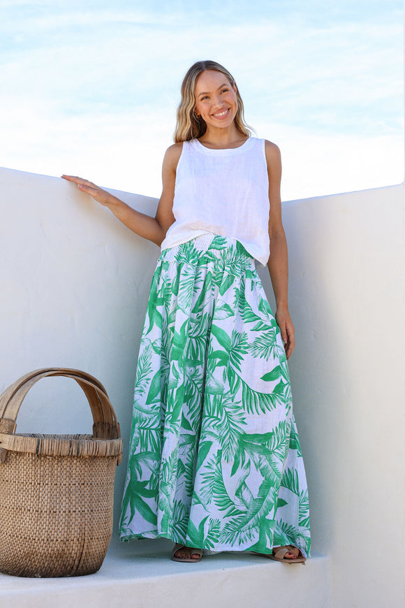 Free Angel - Fluttuante Pants - Verde Leaf