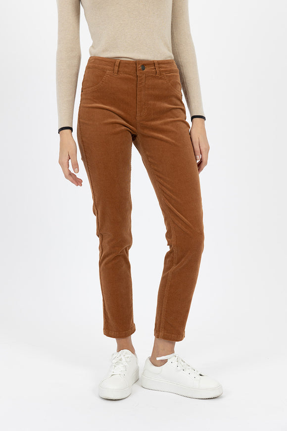 Humidity - Queen Cord Jeans - Caramel