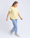 Foxwood - Farrah Short Sleeve Tee - Lemon