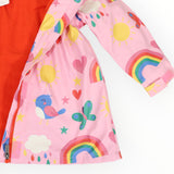 Korango - Spring Rainbow Raincoat - Pink