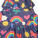 Korango - Spring Rainbow Raincoat - Navy