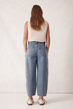 Ceres Life - Maggie Tapered Barrel Jeans - Mid Vintage Blue
