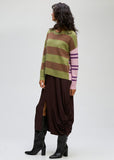 LD & Co - Groove Stripe Crew - Olive