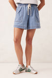 Ceres Life - Darcy Relaxed Everday Short - Mid Blue