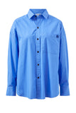 Ceres Life - Peta Oversized Shirt - Amalfi Blue