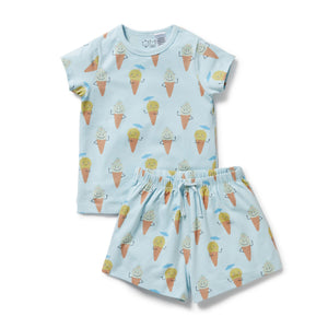 Wilson & Frenchy - Frosty Fruits Organic Short Sleeve PJ’s
