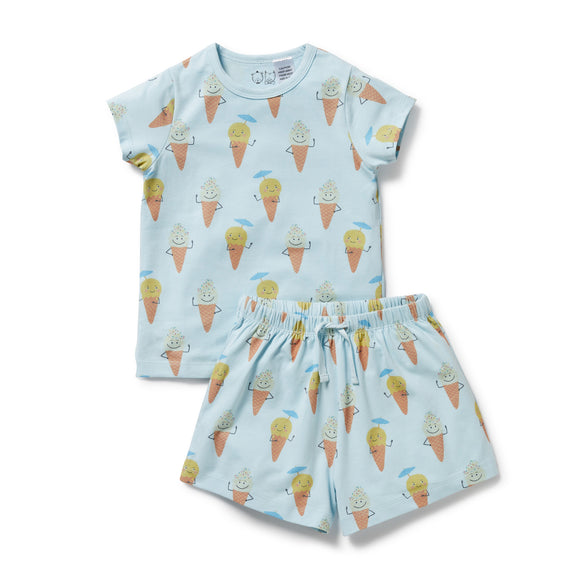 Wilson & Frenchy - Frosty Fruits Organic Short Sleeve PJ’s