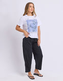 Foxwood - Studio Rose Tee - White
