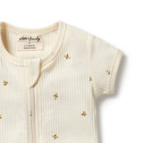 Wilson & Frenchy Bee Mine Organic Boyleg Zipsuit
