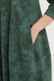 Tirelli - Diagonal Seam Dress - Green