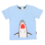 Korango - Shark Print Tee - Blue