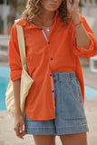 Ceres Life - Peta Oversized Shirt - Flame
